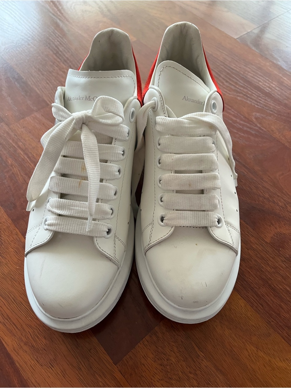 Alexander McQueen Oversized Sneakers; Missing Insoles; Some Scuff Marks/Stains